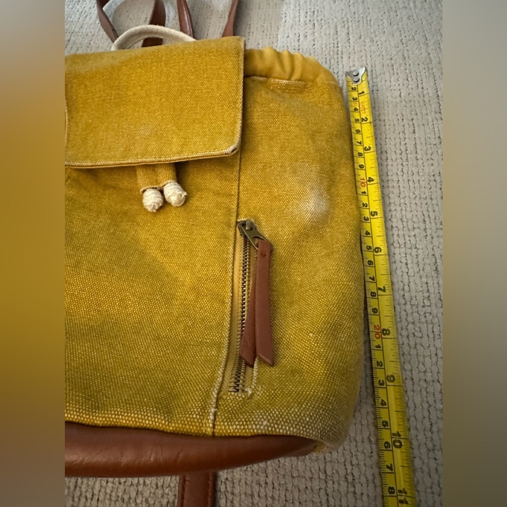 Universal Thread Mustard Yellow Small Canvas Back… - image 6